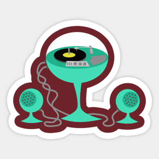 Stereophonic Orbs Sticker